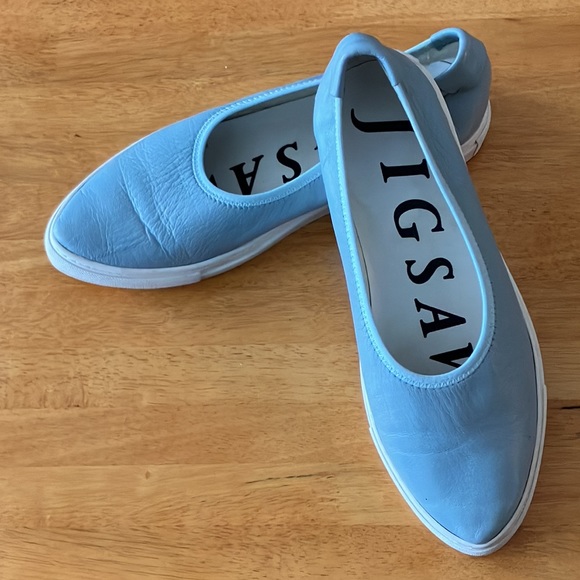 Unique Jigsaw Leather Flats size 40 - Picture 5 of 12